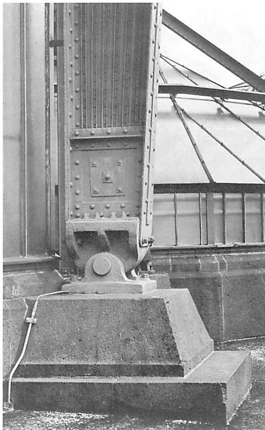 Base of a steel column, Palm House, Botanical Garden, Berlin Dahlem