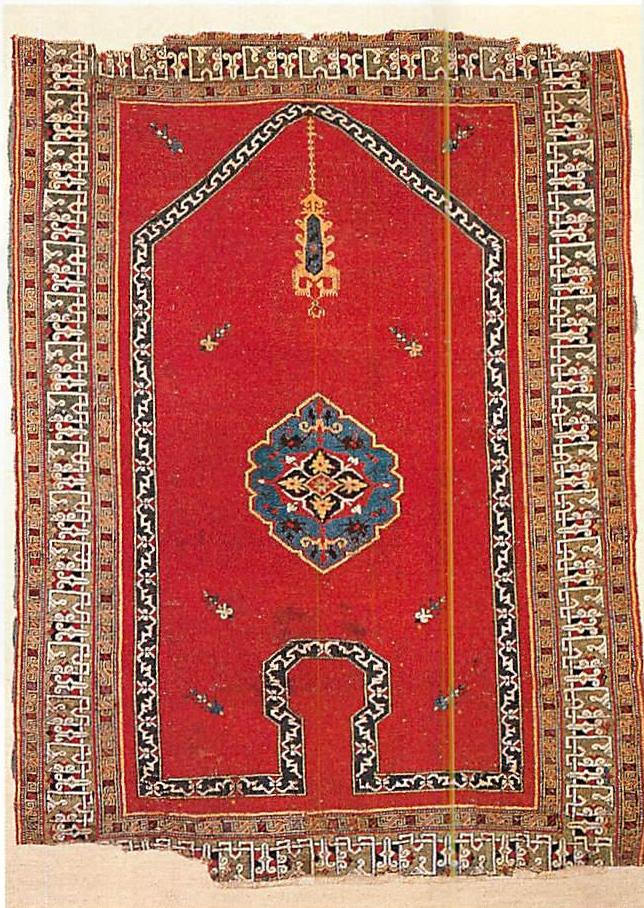 15th-century prayer carpet, Ushak, Anatolia, now in the Berlin Museum