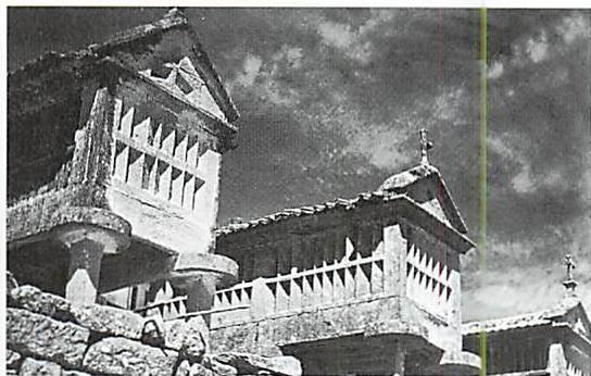 Stone granaries, Spain