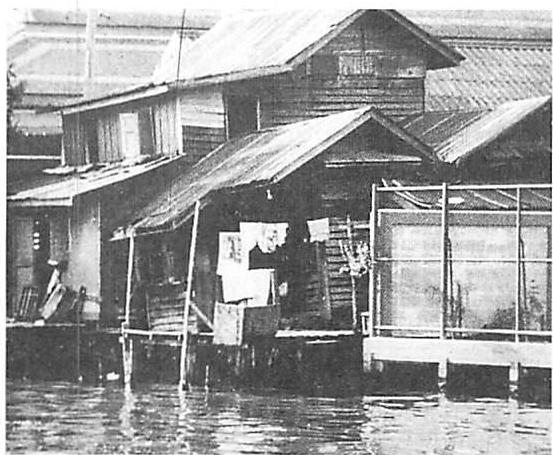 Bangkok slum house