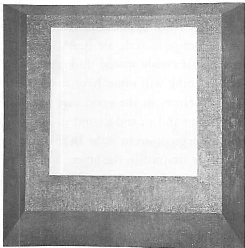 Josef Albers painting—almost without levels of scale