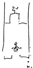 Prayer arch empty and weak: it lacks the key center that organizes it