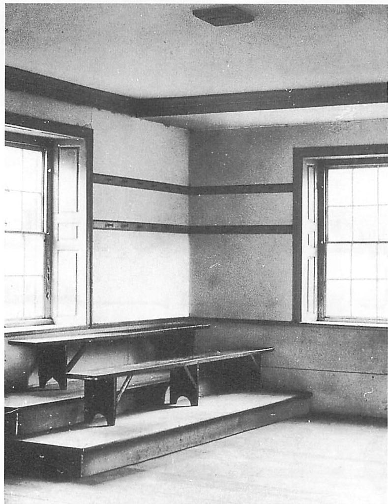 Contrast in a Shaker schoolroom
