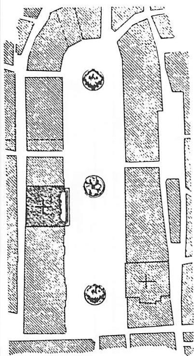 Roughness in a town plan