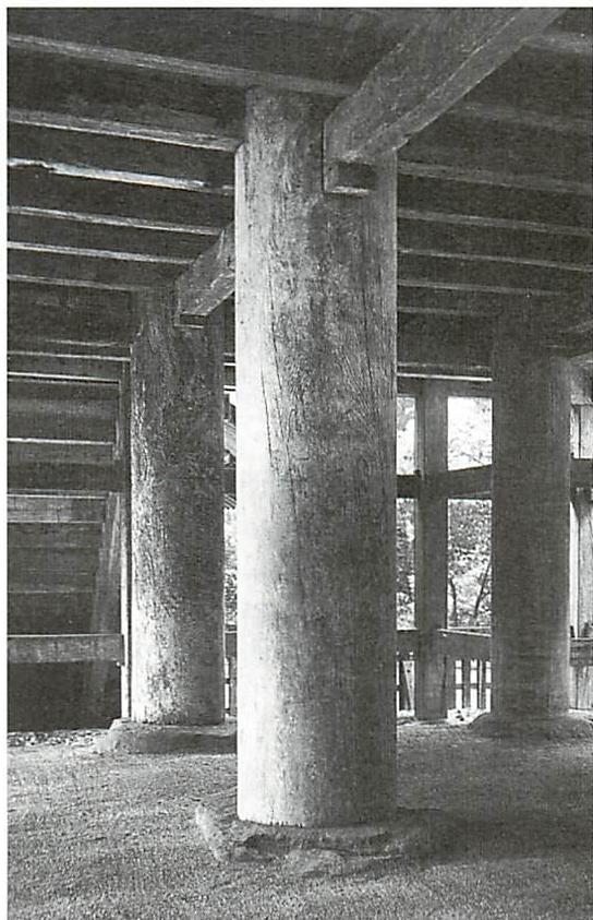 Simplicity and inner calm at its most magnificent. Columns from a Japanese shrine