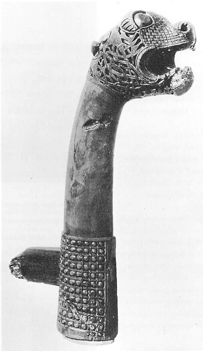 A carved Norwegian dragon. Very complex, but it still has inner calm.