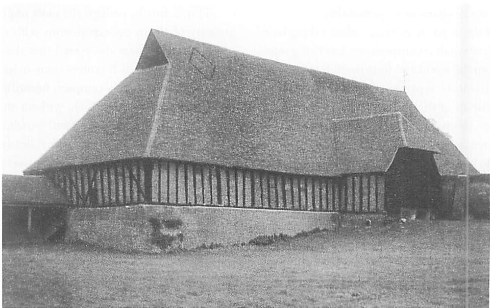Not-separateness in an ancient English wheat barn