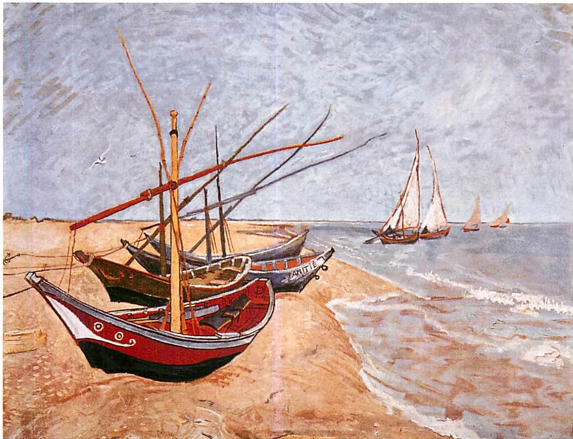 Boats upon the Shore, Vincent van Gogh