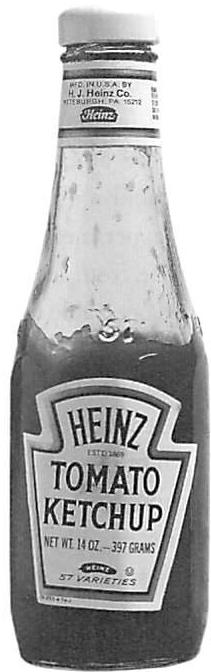 Ordinary ketchup bottle