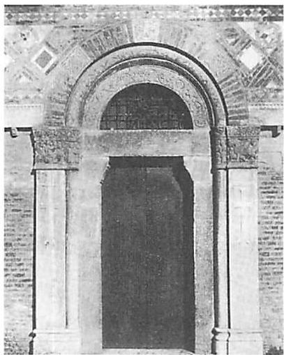 Romanesque arch, slightly more profound