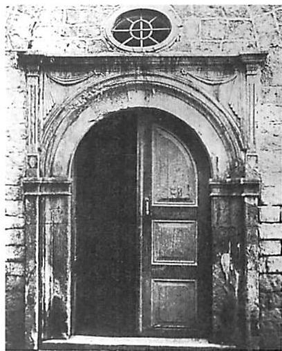 Romanesque arch, slightly more obvious, less profound