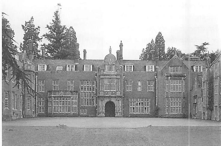 Hardwicke Hall: the more formal structure has more self