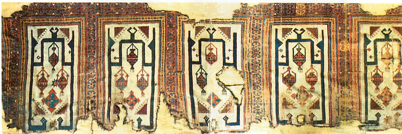 Fragmentary Anatolian carpet, 15th century