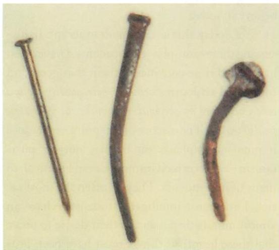 Nails: 20th-century, 19th-century, and 14th-century