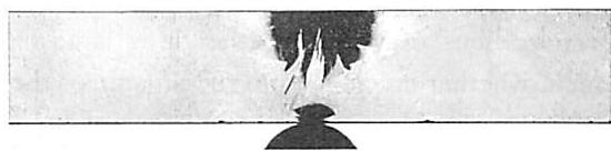 Step 2: Effect starts on far side of glass.