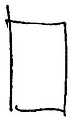 A plain vertical rectangle