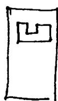 Three transformations of the vertical rectangle, A, B and C. The one on the right is most structure-preserving. Most people feel this to be true, intuitively. Yet the difficulty of defining it, and explaining why, emphasizes the deeply subtle nature of the wholeness.