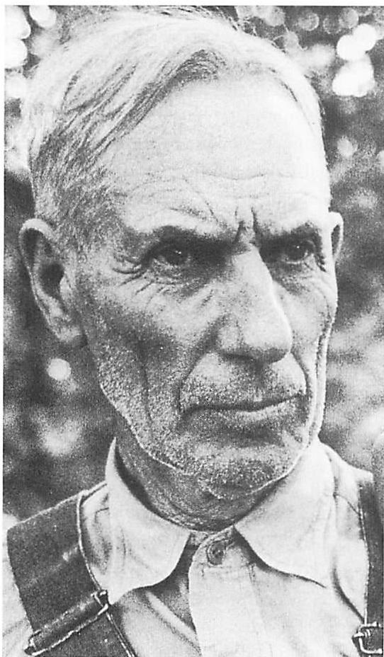 ECHOES in the lines of an old man's face