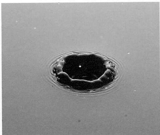 Water drop splashing under the impact of the fifteen transformations
