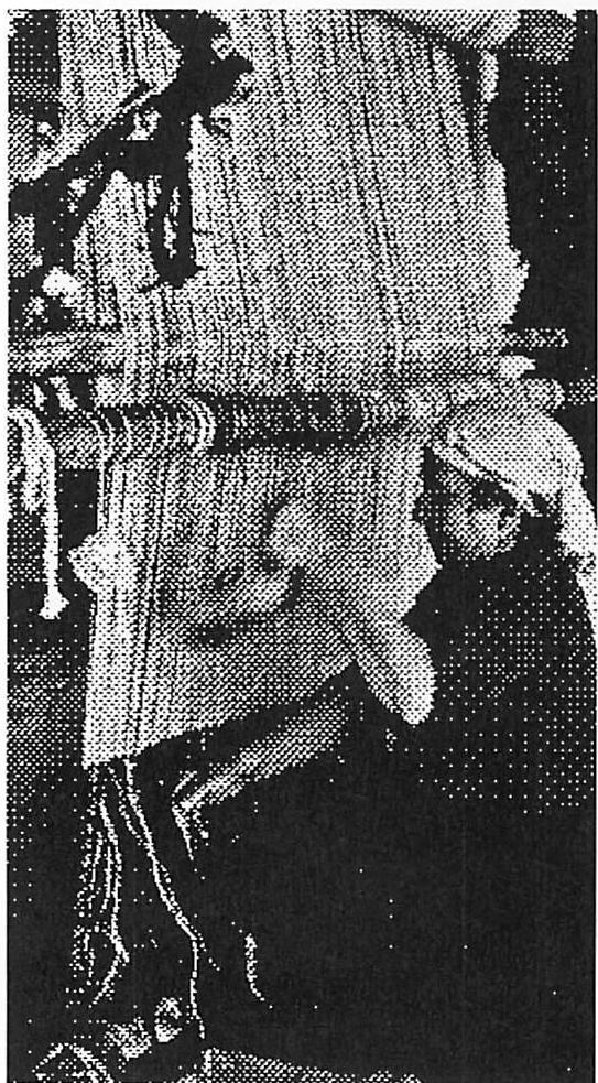 The process which creates the carpet