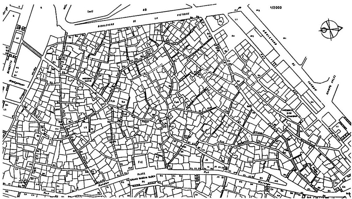 The structure of Algiers as it was