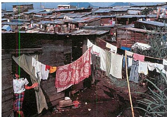 Squatter housing, Guatemala