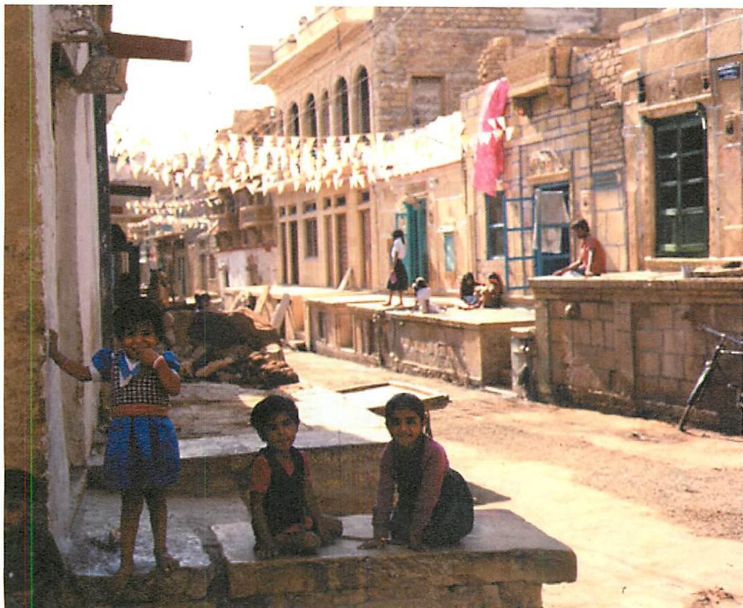 Generated structure: Jaisalmir, Rajasthan, India. Here the wishes of the family, their comfort, and the adaptation of use to structure have been simply carried out, without fuss, all quite direct. Contrast this picture with the photograph on page 184.