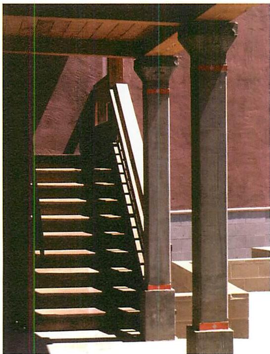 Elevations and sections of the finished building