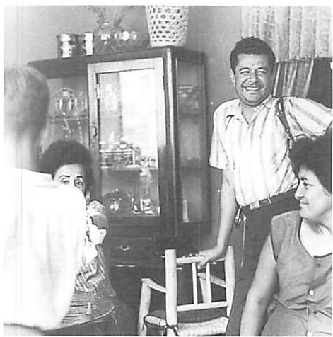 Family in the comedor, the heart of the house