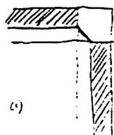 Configuration chamfered corner