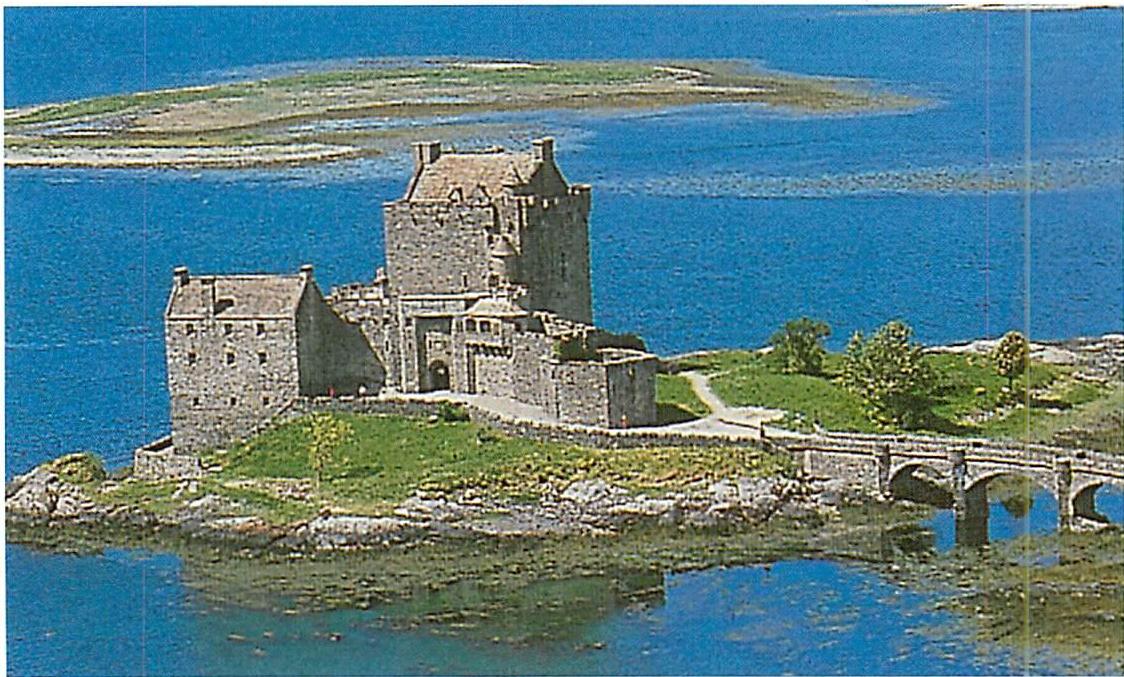 The castle of Eilean Donan, on the west coast of Scotland. What appears superficially as the informal, relaxing, rambling roughness of the pictures shown in this chapter is actually a deeper order than the norm.