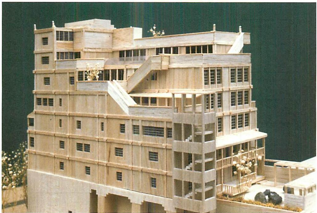 Model of the Sapporo building