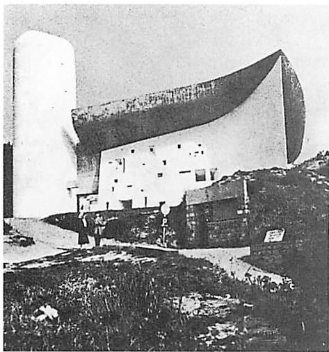 Early 20th century: not enough symmetries. Everything had to be asymmetrical, in order to be modern. Le Corbusier, Ronchamp.