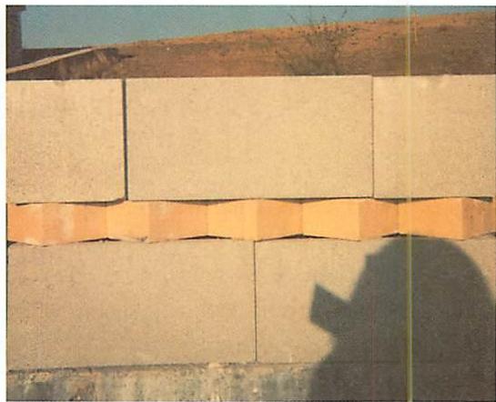 Testing wall texture using blocks