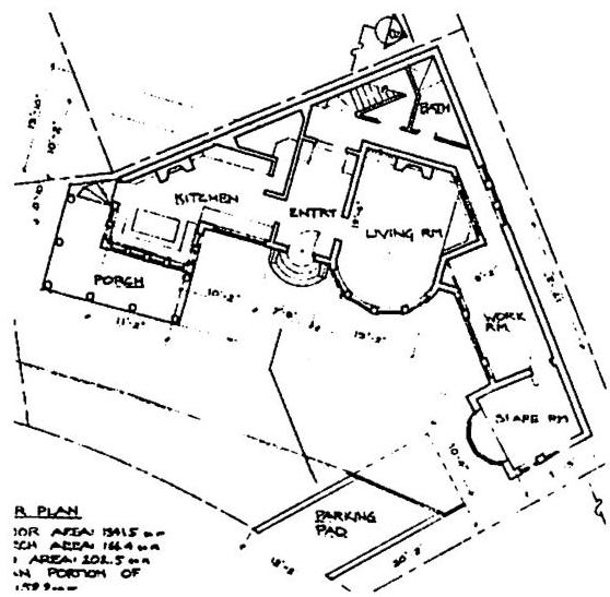As drawn for submission to the city of Berkeley for the building permit