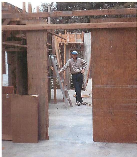 Looking through the living-room door, towards the entrance room, to see what view of the front door is most comfortable