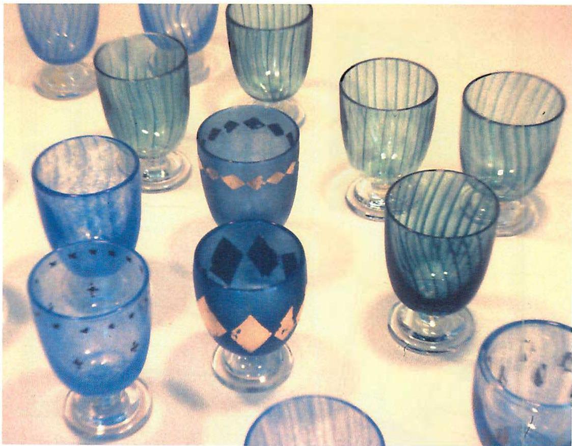 Step 4: Final glasses as made in the Royal Dutch glassworks