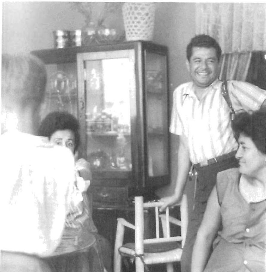 Peruvian family in their house in Lima