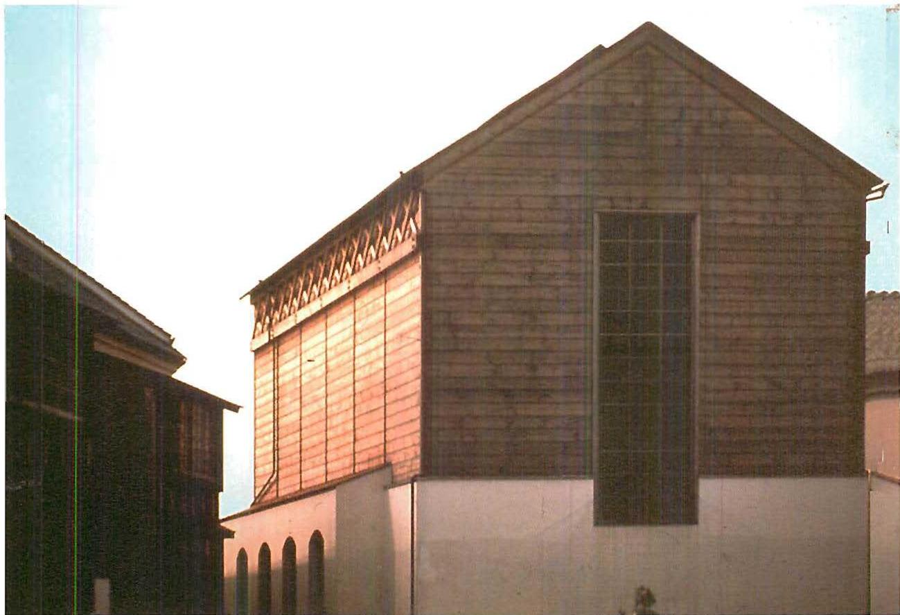 The Central Building, Eishin Campus, Christopher Alexander with Gary Black, Hajo Neis and others, 1985.