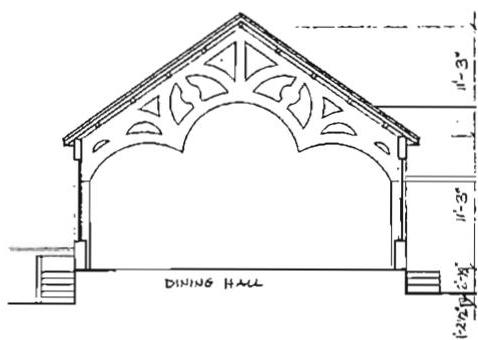 5. Sketch of conventional triangulated truss with curved members