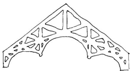 9. Thick version of scissors truss design