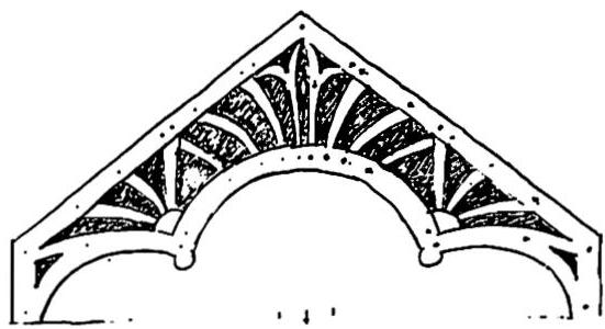 My original sketch of the final truss design