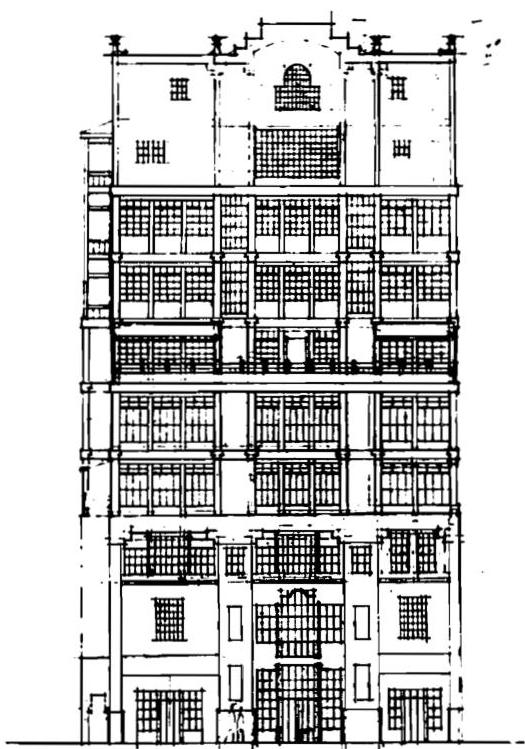 Sapporo, South Elevation, 1984