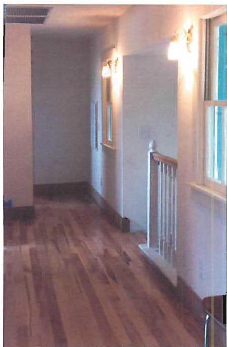 The upstairs landing between bedrooms.