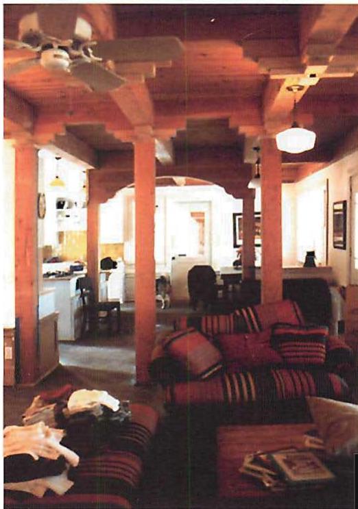 Living room of the Goddu house