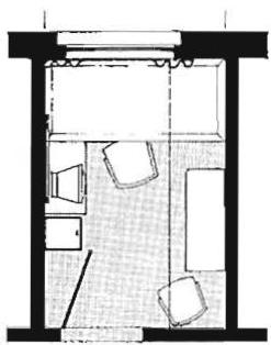 Plan of James's new office