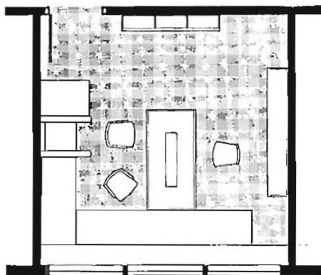 Plan of Bo's new office