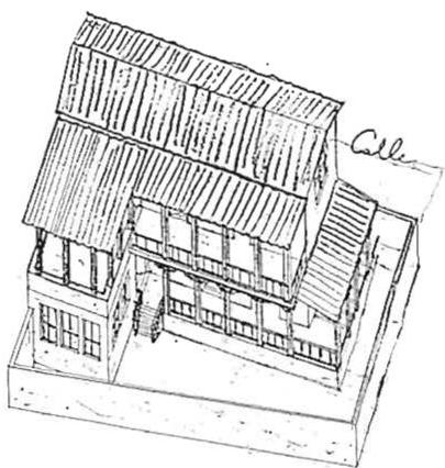 Tulio Cobo family house, Santa Rosa de Cabal, Klesniki Tsotropodou with family members, using sequence of rules by Christopher Alexander, 1992.