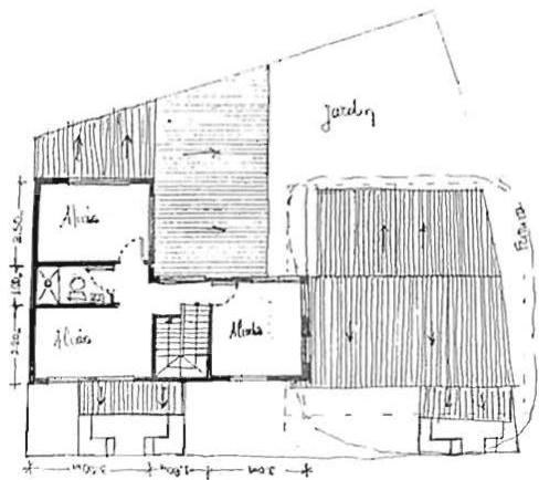 Garcia family house, Santa Rosa de Cabal, Kleoniki Tsotropoulou with family members, using sequence of rules by Christopher Alexander, 1992.