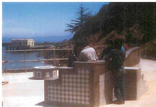 The finished end panel